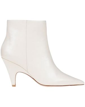 Alexandre Birman Nappa Leather Ankle Boots - White