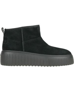 Hogan H Stripes Basso Ankle Boots - Black