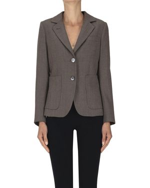 Kiltie Blazer Lin - Grigio