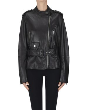 Pennyblack Chiodo in pelle - Nero
