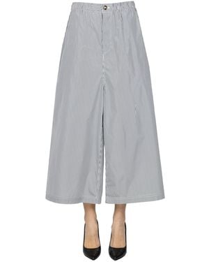 Sofie D'Hoore Striped Long Bermuda - Gray