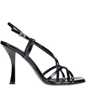 Sergio Levantesi Patent-leather Sandals - Black