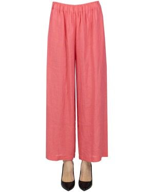 Eka Cropped Pants - Pink