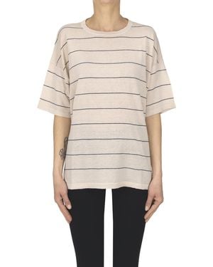 Aragona Striped Pullover - Natural