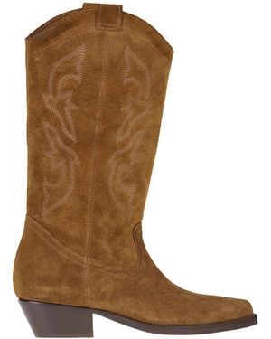 Ba&sh Stivali texani Claurys - Marrone