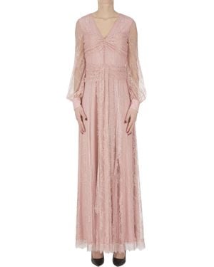 Pinko Sordone Long Dress - Pink
