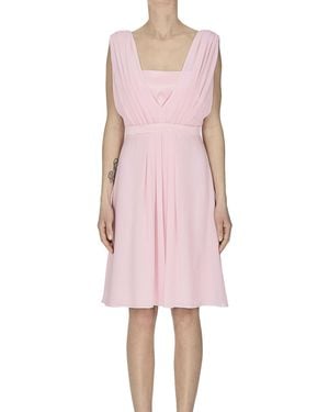 Nenette Chiffon Dress - Pink