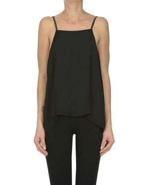 Dondup Crepè Top - Black