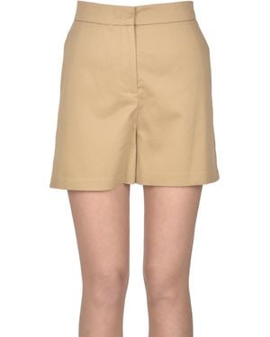 No Name Cotton Shorts - Natural