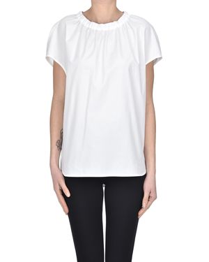Max Mara Blusa Fiamma in cotone - Bianco