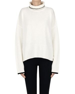 Pinko Falkland Turtleneck Pullover - White