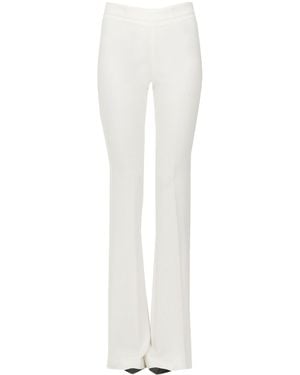 SIMONA CORSELLINI Flared Leg Pants - White