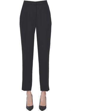 Aspesi Pantaloni in crepè - Blu