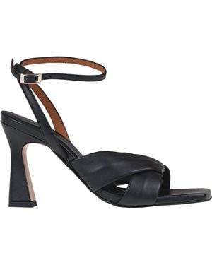 Ángel Alarcón Maelle Nappa Sandals - Black