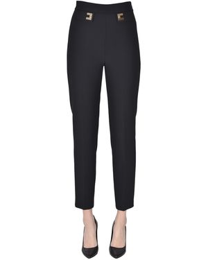 Elisabetta Franchi Pantaloni a sigaretta - Blu