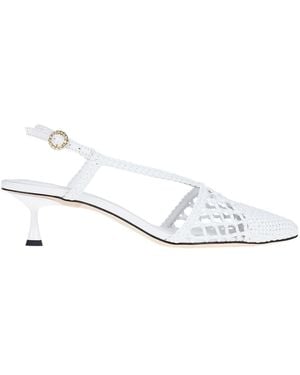 STUDIO AMELIA Lexus Slingback Pumps - White