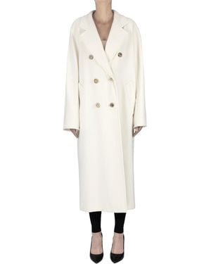 Max Mara Madame Double-breasted Coat - White