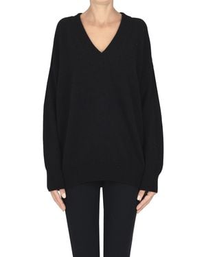 Pinoro Cashmere And Wool Pullover - Black