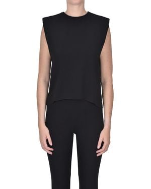 Forte Forte Top in crepè - Nero