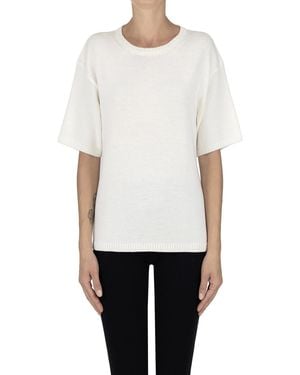 Sibel Saral Short Sleeves Pullover - White