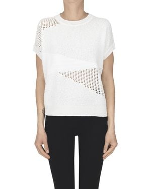 ToneT Short Sleeves Pullover - White