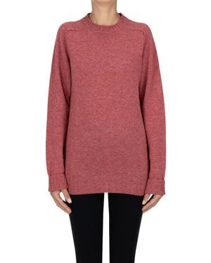 Sebago Shetland Wool Pullover - Red