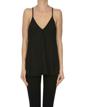 Roberto Collina Noelie Top - Black