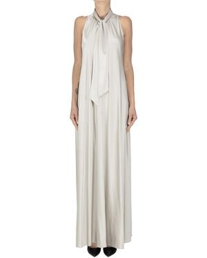 forte_forte Silk Long Dress - White