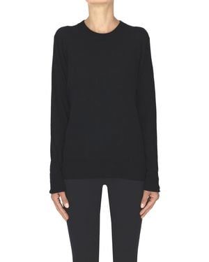 C.t. Plage Pullover a costine - Nero