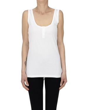 Aspesi Cotton Tank Top - White