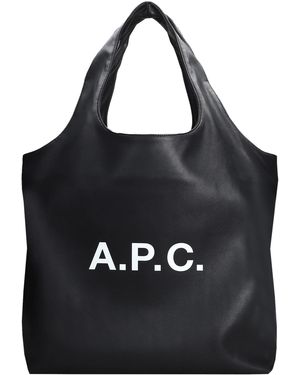 A.P.C. Borsa Ninon Tote - Nero
