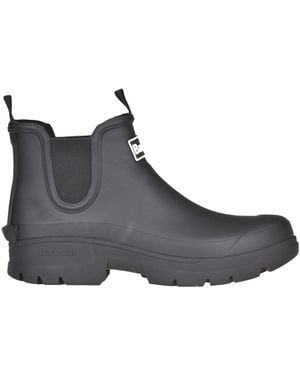 Barbour Nimbus Rubber Ankle Boots - Black