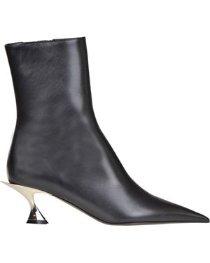 Mugler Stivaletti Kitten - Nero