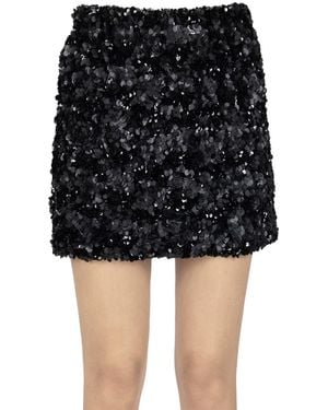 ELEH Minigonna con paillettes - Nero