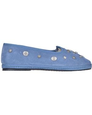 Fortela Friulane in suede - Blu