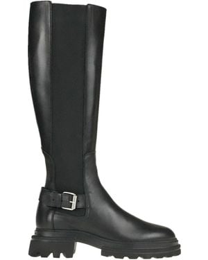 Hogan H674 Biker Boots - Black