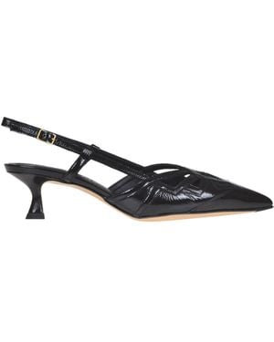 Mara Bini Decolletè slingback in vernice - Nero