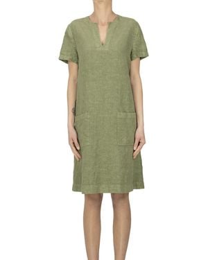 Aspesi Linen Dress - Green