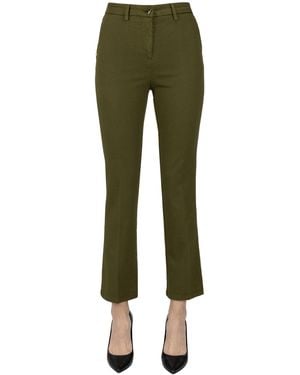 White Sand Ava Chino Style Pants - Green