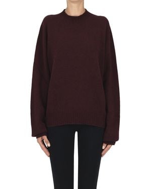 Colmar Rounded Neckline Pullover - Red