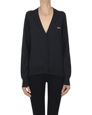 A.P.C. Cotton Cardigan - Blue