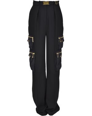 Elisabetta Franchi Pantaloni cargo - Nero