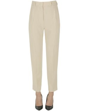 Alberto Biani Darts Pants - Natural