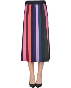 スカート PAUL SMITH Woman Skirt Multicolor W1R283SP11102 24 Paul Smith Press skirt - Multicolour - Women | W1R283SP1110224
