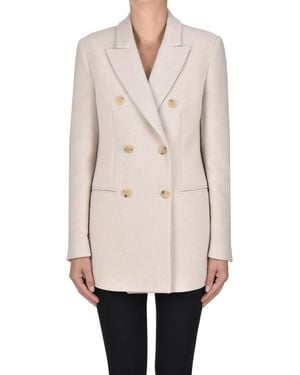 The Seafarer Double-breasted Blazer - Natural