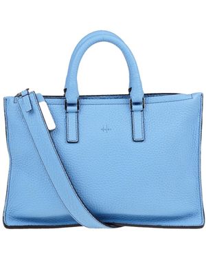 Hags Borsa in pelle martellata - Blu