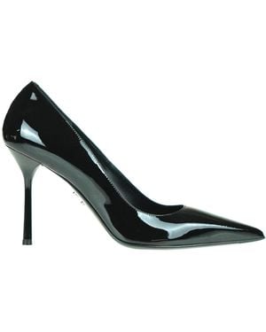 Sergio Levantesi Musa Patent Leather Pumps - Black