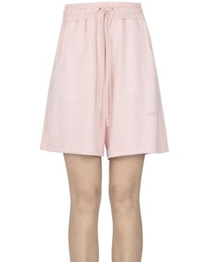 hinnominate Bermuda in jersey di viscosa - Rosa