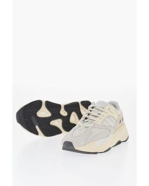 adidas Yeezy Suede And Fabric Boost 700 Low-Top Trainers - White