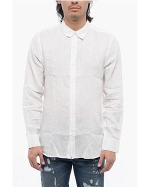 John Richmond Linen Radinio Shirt - White